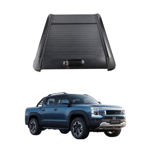 ATATKP Aluminum Truck Shutter Truck Bed Tonneau Cover Compatible for BYD Shark 6 Retractable Manual Pickup Roller Lid with Lock Easy Installation Durable Truck Back Cover