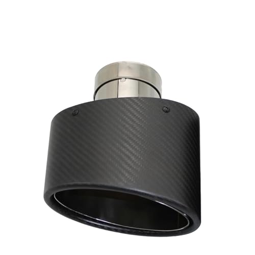 Embout silencieux universel inclinable pour tuyau d'échappement ovale 70mm