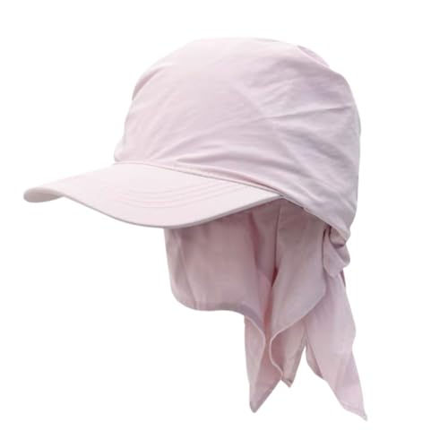 Sombrero para sol con ala ancha y protección para cuello para mujer miniatura 3