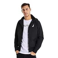 Nautica Men’s Bayer FZ Jacket, Black, Large