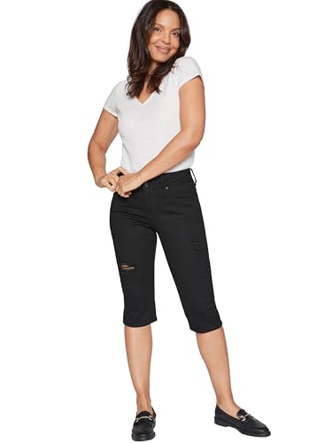 Royalty For Me Womens Women's Petite 2 Button Capri4