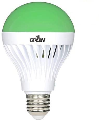 DL Wholesale Grow1 Green LED Light Bulb 9W Plant-Safe Bulb for