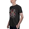 Men's English Rock Band T-Shirt Short Sleeve Pure Cotton Crew Neck Shirts Sports Casual Versatile Trendy Tees Black 3XL #5