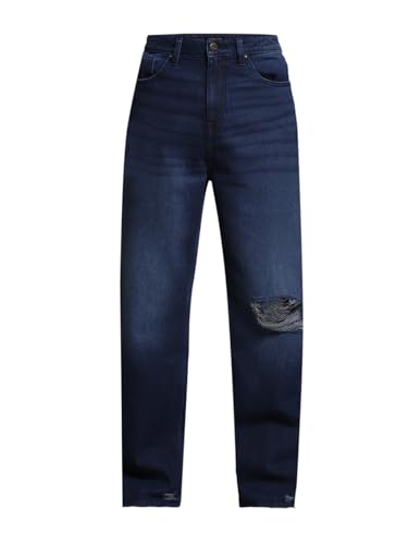 Image of JACK & JONES Men's Loose Fit Jeans | High Rise | Jeans for Men