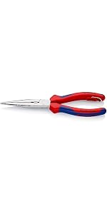 Amazon.co.jp: クニペックス KNIPEX 先長ラジオペンチ 落下防止(BK