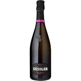 Kessler Sekt Rosé Réserve Vintage Schaumwein extra trocken Deutschland inkl. FeinWert E-Book (1 x 0.75 l)