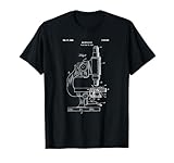 vintage microscopes uk Superbe chemise qui dispose d'un design rétro vintage d'un microscope scientifique Si vous êtes un scientifique, ou si vous aimez la bio-science ou si vous êtes un scientifique et aimez regarder les cellules sous une micro diapositive, ce t-shirt est fait pour vous Excellente idée cadeau pour tout amateur de science