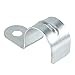 1 Hole 1 Inch Pipe Clamps, 200 Pcs Rigid Pipe Straps，Zinc-Plated Steel Pipe Strap Clamp for Pipe Tube Wire Installation and Fixing EMT Conduit