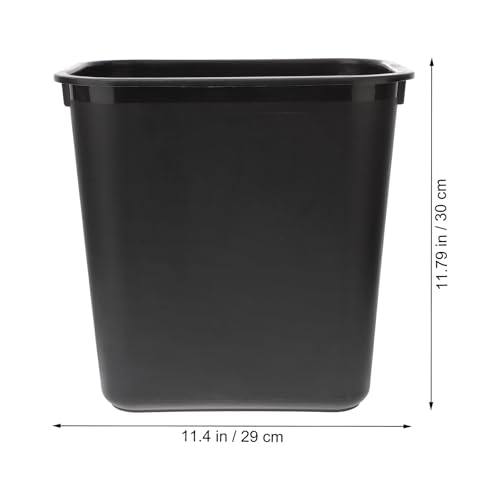 Caneca de basura rectangular compacta Homoyoyo negra miniatura 2