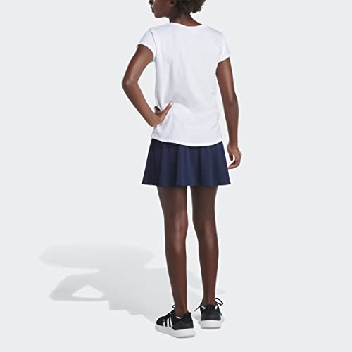 Adidas Girls' 3 Stripe Skort, Vivid Red, Medium (10/12) #TOP4