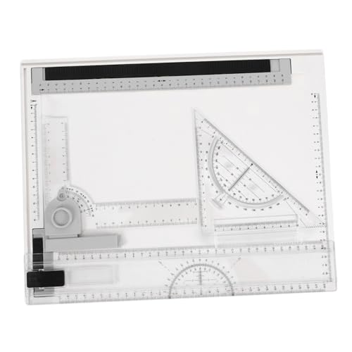 Angoily 1 Juego Tablero De Dibujo Tabla De Dibujo De Vidrio Tablero De Redacción Portátil Tablero De Pintura En Ángulo Suministros De Dibujo Arquitectónico El Plastico Transparent