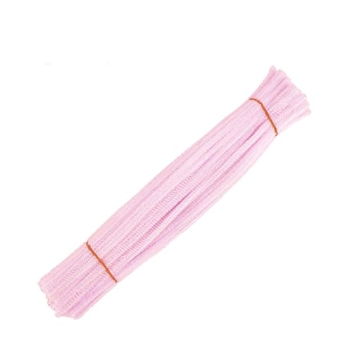 Image of 100Pc Pipe Cleaners Craft Set | Chenille Stem Fuzzy Sticks DIY Craft Supplies for Art Projects Activities, Decorations, Flower Making, Modeling & Sculpting (Lilac)