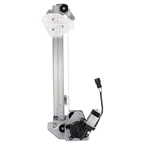 Image of TRQ Rear Right Power Window Regulator & Motor Assembly Passenger Side Compatible with 2009-2014 Acura TSX
