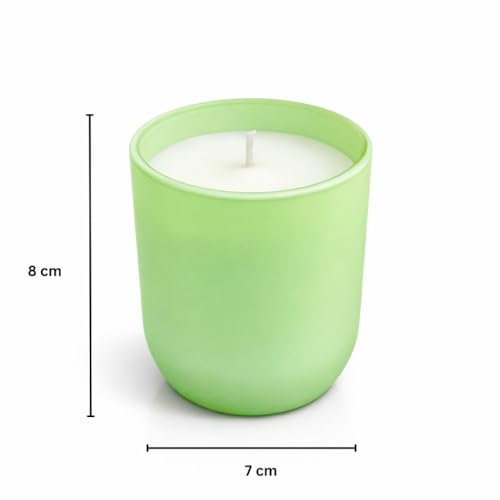 Image of AuraDecor Luxury Scented Candles, Rose Amour, Emerald Dawn, Celeste Tide, 35-40 Hours Burn Time, Luxury Soy Blend, Aromatherapy Home Fragrance Collection (Emerald Dawn)
