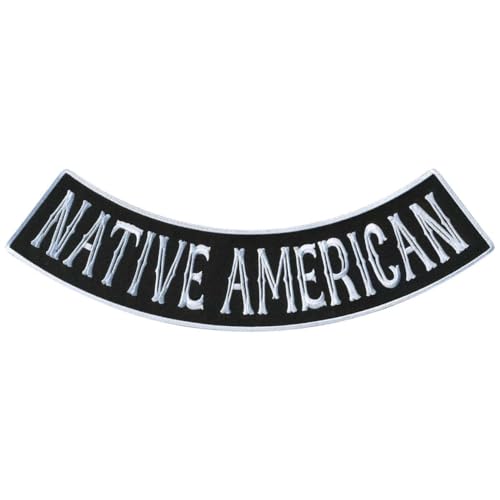 Hot Leathers Native American 12” X 3” Bottom Rocker Patch PPM5145-12 Width x 3 Height Inches