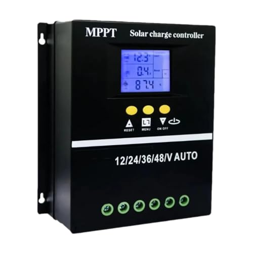 Image of Solar Charge Controller Double USB Port 12V 24V 36V 48V Adjustable Mppt 100A