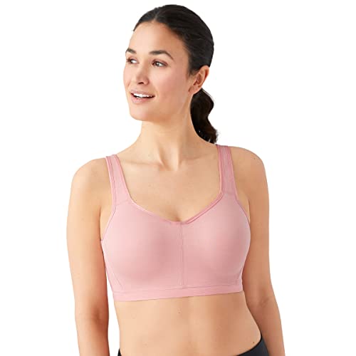 Wacoal Women's Sport Convertible Underwire Bra, Opaque, Bridal Rose, 40D