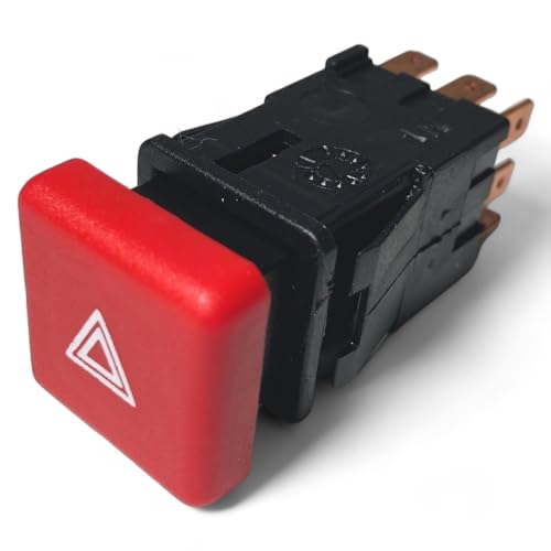 Interrupteur Bouton de Warning Feux de Détresse compatible pour Jumper Ducato Boxer (1994-2002) 1300456808 6552CX