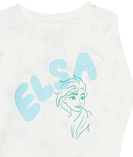 Image of Amazon Essentials Disney | Marvel | Star Wars | Frozen | Princess Girls and Toddlers' Long-Sleeve Tunic T-Shirts, Pack of 3