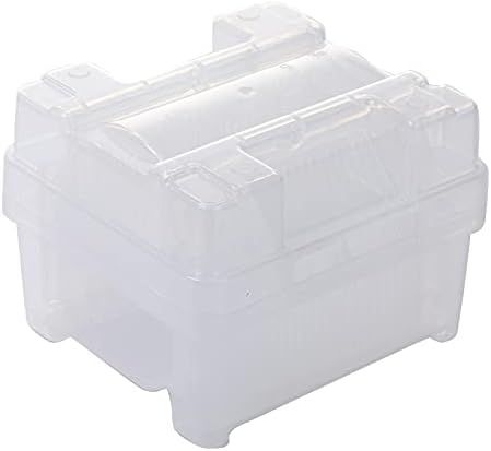4" or 100mm Wafer Sample Box Wafer Cassette, Wafer Carrying Tray, for Silicon 25 Slots, Sapphire, SiC Substrate Storage (Pack of 1 pc)