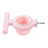 Contenedor de agua para cuenco de alimentación para pájaros, accesorios para jaula con percha, cuenco multifuncional para beber | Adecuado para periquitos grandes y cacatúas, soluciones de alimentació