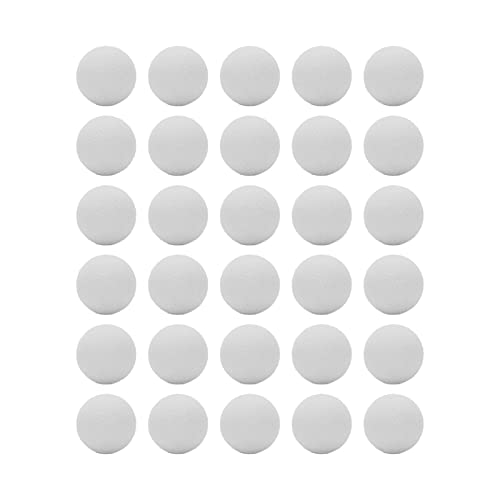 30PCS Practice Golf Balls, 0.8In EVA Foam Golf Balls, Soft Foam Elastic Golf Balls Golf Training Balls for Indoor and Outdoor, for Backyard Hitting Mat (White)