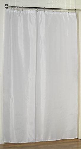 Carnation Home Fashions SC-FAB/96/21 Extra Long Polyester Fabric Shower Curtain Liner, 96