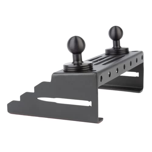 Bulletpoint Metal Dash Mount Phone Holder Compatible with 2015-2020 Ford F150 & 2017-2022 F250/F350 Super Duty - Dual 20mm Ball Dash F150 Phone Mount (Spring-Loaded)