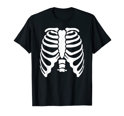 Camiseta Esqueleto Rib Cage X-Ray Halloween Camiseta Niños - Adulto Camiseta