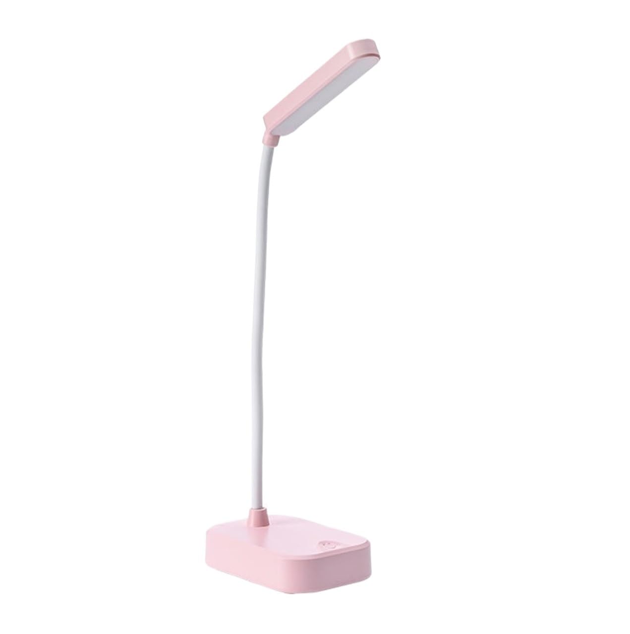 Lampara Escritorio para Oficina Lámpara De Escritorio Portátil A Batería, Recargable, Control Táctil, Flexible Moderno Flexo Escritorio(Pink)
