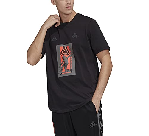 T-shirt adidas Men TAN GRATEE GG noir XS coupe ajustée homme