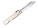 Higonokami Navaja Japonesa de Bolsillo Plegable Cuchillo Warikomi SK Plata 7 cm Lama Hecho a Mano en Japón por Nagao Kanekoma