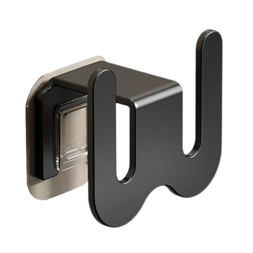Qinlenyan Slipper Drying Rack No Punching Wall Mounted Shoe Rack Bathroom Slipper Holder Quick Installation Metal Shoe Storage Holder for Wall Black