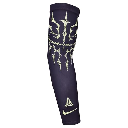 Nike Unisexe Dri-Fit J Morant Manchon de tir de basketball Purple Dynasty/Volt Tint L/XL