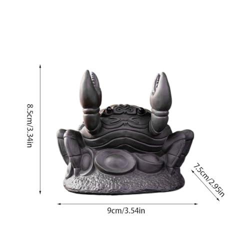 Crabe de sable violet : cadeau idéal d'artisanat pour amateur de thé