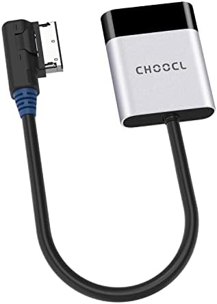 CHOOCL Bluetooth 5.0 aptX-HD Car Adapter Compatible for Audi MMI 3G AMI Music Interface,Audi Symphony,Audi Concert,Mercedes Media Interface and Volkswagen MDI Connector(A1-3000A)