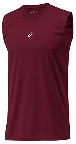 asics(アシックス) 野球 アンダーシャツ (ノースリーブ) NEOREVIVE ネオリバイブ ミドルフィットアンダーシャツ 2121A143 2121A143 エンジ 2XL