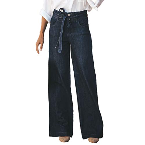 STRIR Mujer Pantalones Acampanados Vaqueros Cintura Alta Jeans de Mujer Pantalones Vaqueros...
