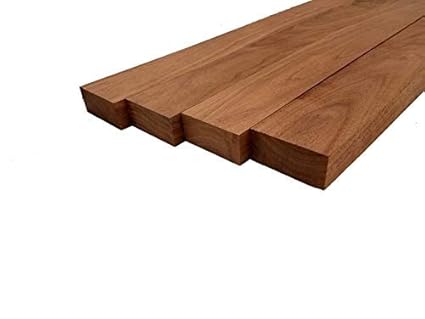 Walnut Lumber - 3/4" x 2" x 12" (4 Pcs)
