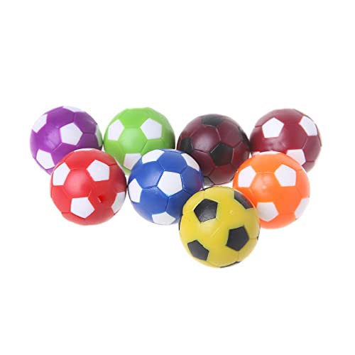 2 Pack of Mini Smooth Foosballs for Standard Foosball Accessory Tables & Tabletop Soccer Game Balls Replacements