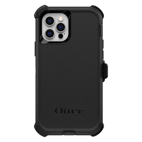 OtterBox iPhone 12 & iPhone 12 Pro Defender Series Case - Black, Rugged & Durable, with Port Protection, Includes Holster Clip Kickstand by OtterBox - Image 5