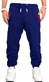 RMK Herren Hose Jogginghose Trainingshose Fitnesshose Sweatpants H.03H.03 XXL Blau
