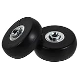 Abaodam Ruedas Giratorias de Repuesto para Maletas 50X23 MM con Eje Metálico Kit 2 Piezas Silenciosas y Resistentes al Desgaste para Reparación y Uso en Equipaje de Viaje