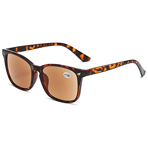 MAGIMODAC Womens Mens Reading Glasses Sunglasses Readers UV400 Protection Tortoiseshell 2.5+, 132 mm x 41 mm - Image 2