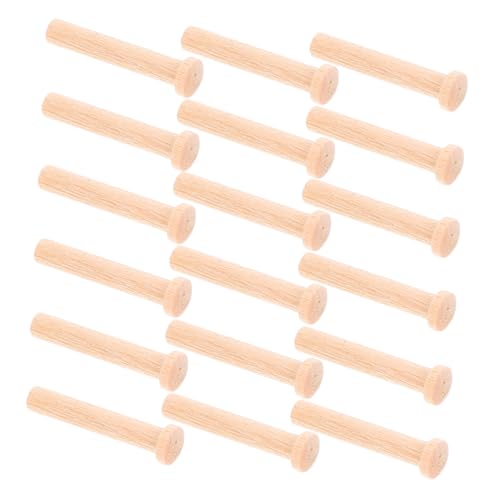 VILLCASE Wood Mini Nails 20pcs Wood Nails for Woodworking Small Nail Pins Pin Nails 8x33mm Suitable for Train Wheel Craft