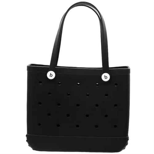 Sac de plage imperméable de mode pour femme design chic AYKANING grand format noir