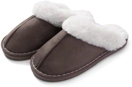 Slippers Women Gifts Ladies Fluffy:Women's Slippers Cozy Memory F...