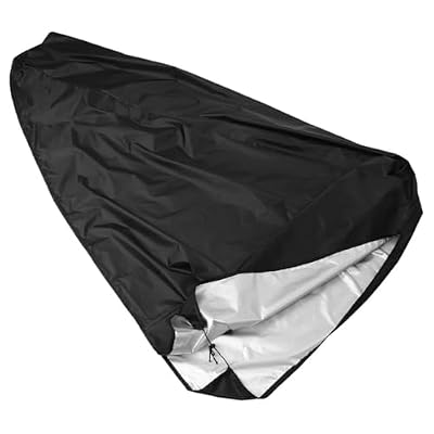 KALLORY Protective Treadmill Cover Outdoor Fitness Machine Cover Black Oxford Cloth for Home Exercise Equipment