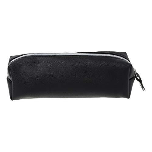 siwetg Estojo em pele para maquilhagem, lápis ou como porta-moedas, de grande capacidade