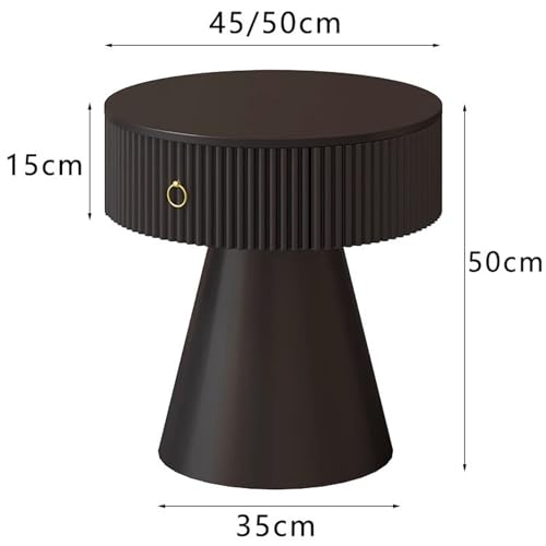Petite table d'appoint pour salon et chambre finissant le désordre des petits espaces